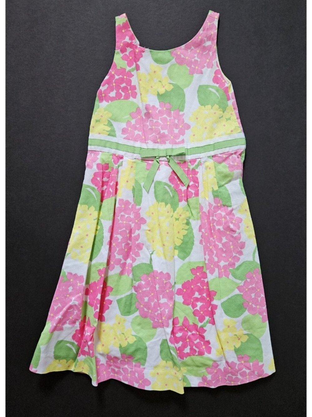 Janie and Jack 6 Capri Island Hydrangea Pique Dress